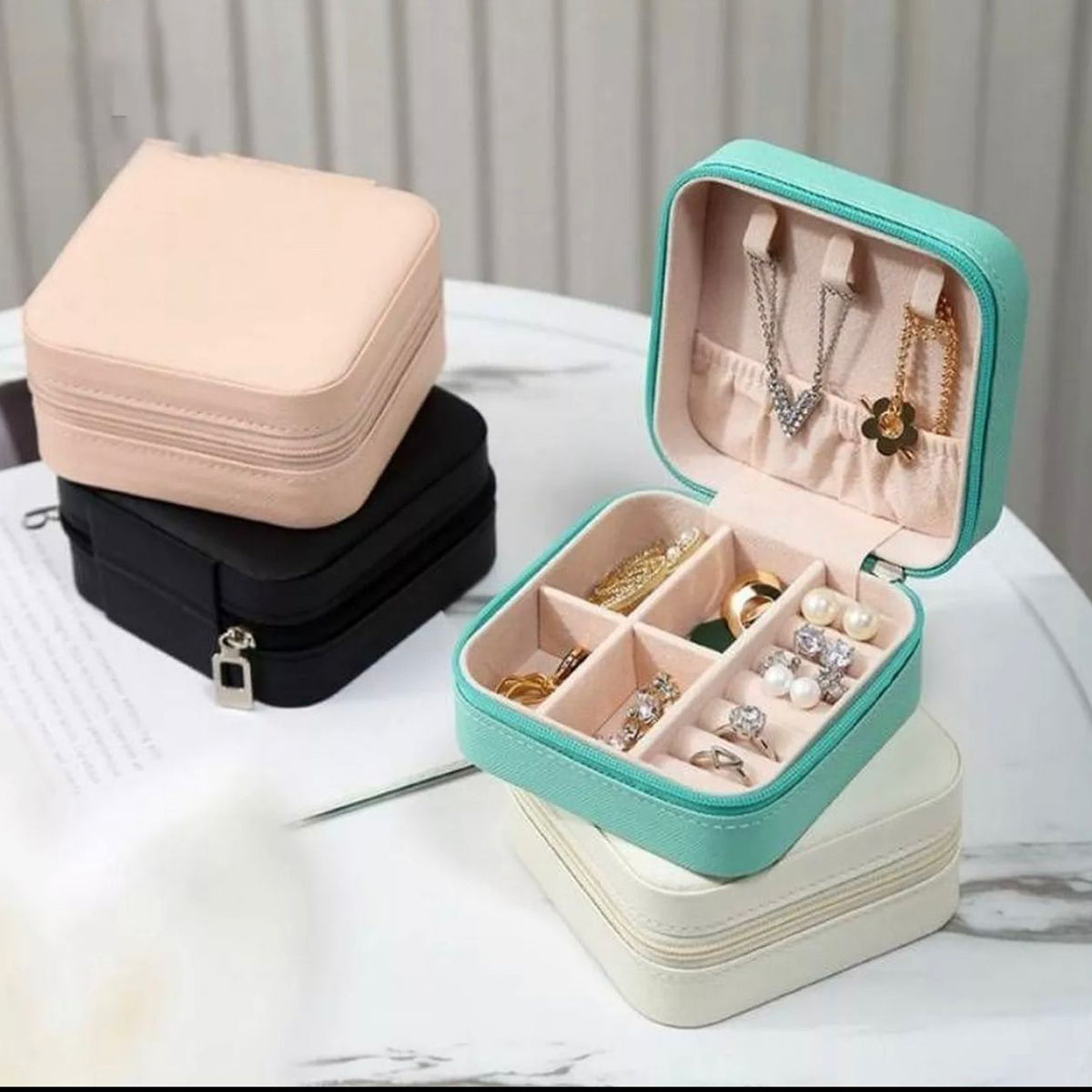 Mini Leather Jewellery Box