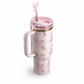 The Stanley X LoveShackFancy Holiday Quencher | 40 OZ - Rosa Beaux Pink