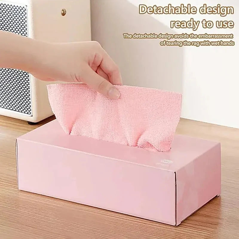 Reuseable Microfiber Towel Absorbent Kitchen Cleaning Dishcloths