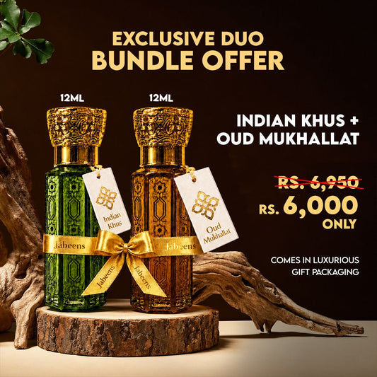 Exclusive Duo Bundle Offer Indian Khus & Oud Mukhallat