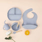 6-Piece Silicone Baby Feeding Set with free delivery