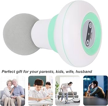 Portable Mini Massager Pocket Massager Support for Man USB Charging 6 Speed Vibration Mode Head and Neck Relaxation Muscles and Pain Relief