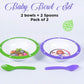 Pack of 2 Baby Bowl set  Cute Childern Bowl Set