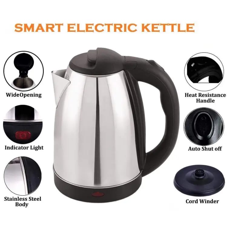 ELECTRIC KETTLE, HOT WATER KETTLE, STAINLESS STEEL Thermo Pot 2.0 LITER