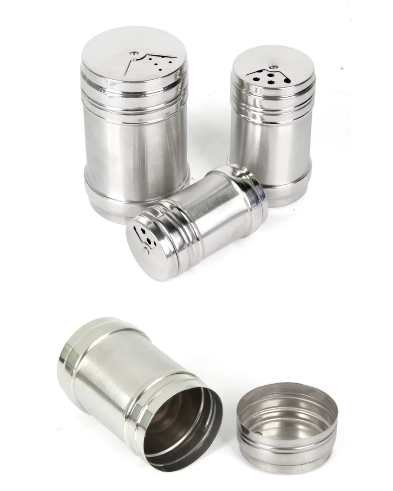 SALT & PEPPER STAINLESS STEEL 3 PCS SET