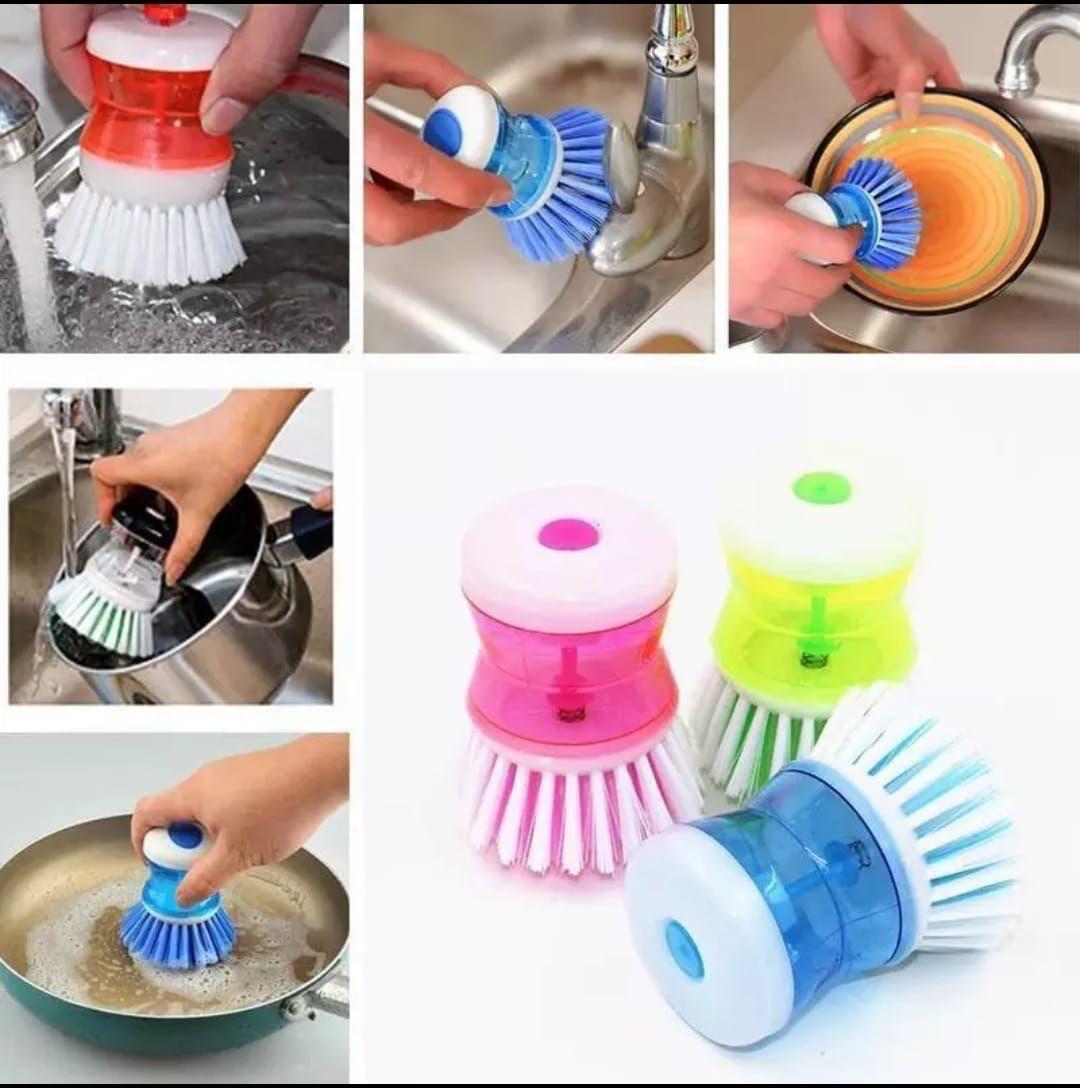 Soap Dispensing Dish Washing Brush (No Stand Available)