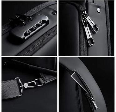 Multifunction Crossbody Anti-theft USB Charge Shoulder Bag