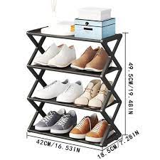 Shoe Rack X Shape (4 Layer)