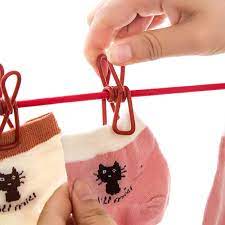 Clip&Hang 185CM Portable Clothesline With (12) Clip - Elastic, Windproof & Eco-Friendly for Travel & Home Use