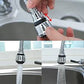 3 modes 360 rotatable bubbler high pressure faucet