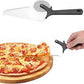 CAKE LIFTER WITH WHEEL PIZZA CUTTER 2 IN 1 STAINLESS STEEL