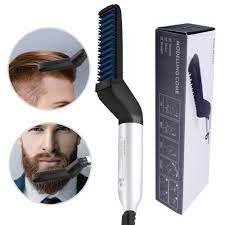 Electric Mens Beard & Hair Comb Straightner