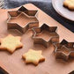 12pcs set Stainless Steel Cookie Biscuit DIY Mold Star Heart Round Flower Shape Cutter Baking Mould