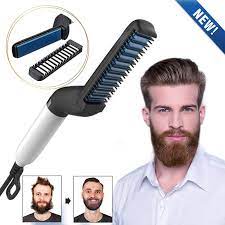 Electric Mens Beard & Hair Comb Straightner