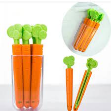 5 Pcs Magnetic Carrot Sealing Clip