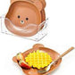 Mini Cute Cartoon Shape Bear Spit Bone Dish Creative Desktop Trash Tray Snack Food Residue Fruit Plate Kawaii Kitchen Tableware Pack of 8