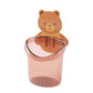 Teddy bear toothbrush holder