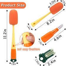 3 in 1 Bottle Cleaning Brush Sponge