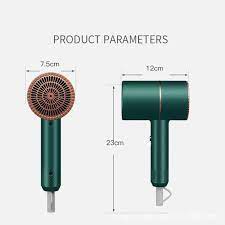 Portable Hair Dryer Strong Wind Hammer Blower Salon Dryer Hair Negative Ionic Hammer Blower Home Electric Blue Light Hair Dryer