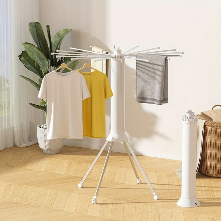 360-Degree Rotating Clothes Drying Rack