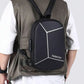 Hard Sling Bag With USB Port & Password Lock | Polyester Backpack | Anti-Theft Backpacks | Chest Bags