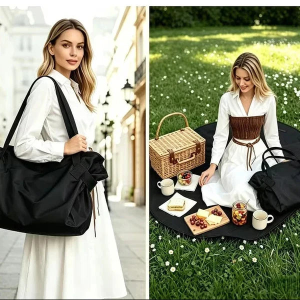 Foldable Jumbo Travel Tote Bag Expandable & Lay-Flat with free delivery