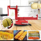 Potato spiral slicer