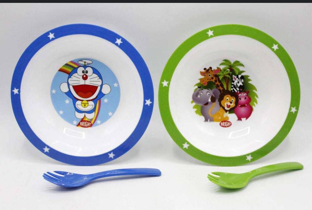 Pack of 2 Baby Bowl set  Cute Childern Bowl Set