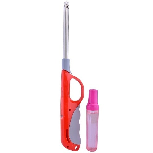 Gas lighter with refill