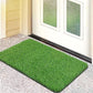 Artificial Grass Door Mat, Anti-Shedding Outdoor Turf Rug, Multipurpose Entryway Doormat