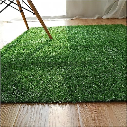 Artificial Grass Door Mat, Anti-Shedding Outdoor Turf Rug, Multipurpose Entryway Doormat