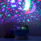 3D Night Light Projector, Color Changing USB Rotating Star Lamp