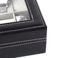 PU Leather Watch, Ring & Jewelry Organizer Lockable Storage Box