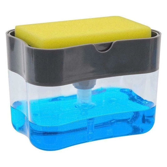 2 in 1 soap dispenser with sponge