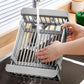 Expandable In Sink Kitchen Dish Drying Rack Over The Sink