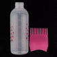 120ml Empty Hair Dye Bottle, Reusable With Applicator Brush