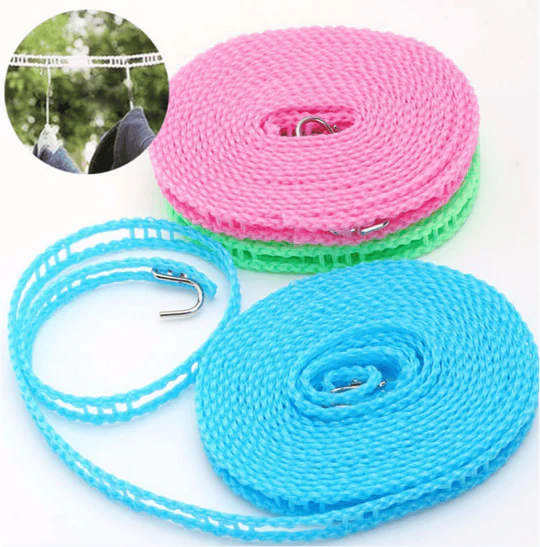 Clothes Drying Rope, Adjustable for Indoor Outdoor Laundry
