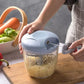 Food Garlic Press Crusher, Manual Garlic Press Food Chopper, Multifunctional Meat Grinder, Vegetable Cutter