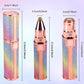 Glitter Eyebrow Trimmer, 2 In 1 Electric Eyebrow Trimmer, Makeup Painless Eyebrow Epilator, Body Shaver Razor, Portable Facial Body Hair Remover