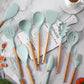 12 Pcs Silicone Cooking Utensils Kitchen Utensil Set for Nonstick Cookware