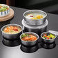 Set of 5 Stainless Steel Bowl Set  With Lids