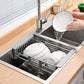 Expandable In Sink Kitchen Dish Drying Rack Over The Sink