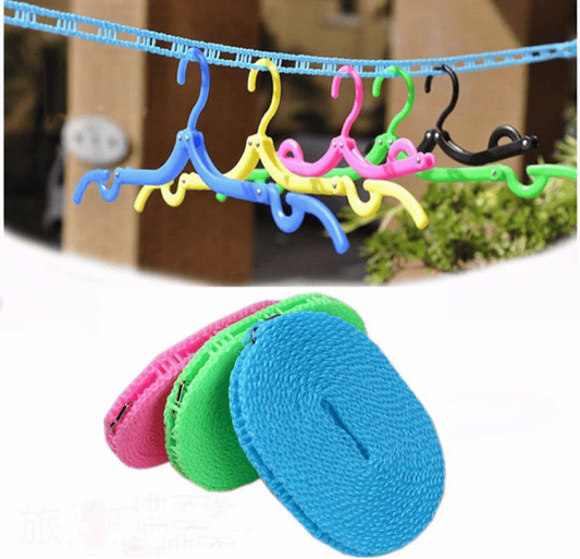 Clothes Drying Rope, Adjustable for Indoor Outdoor Laundry