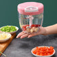 Food Garlic Press Crusher, Manual Garlic Press Food Chopper, Multifunctional Meat Grinder, Vegetable Cutter