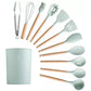 12 Pcs Silicone Cooking Utensils Kitchen Utensil Set for Nonstick Cookware