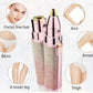 Glitter Eyebrow Trimmer, 2 In 1 Electric Eyebrow Trimmer, Makeup Painless Eyebrow Epilator, Body Shaver Razor, Portable Facial Body Hair Remover