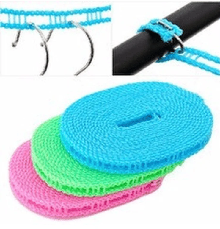 Clothes Drying Rope, Adjustable for Indoor Outdoor Laundry