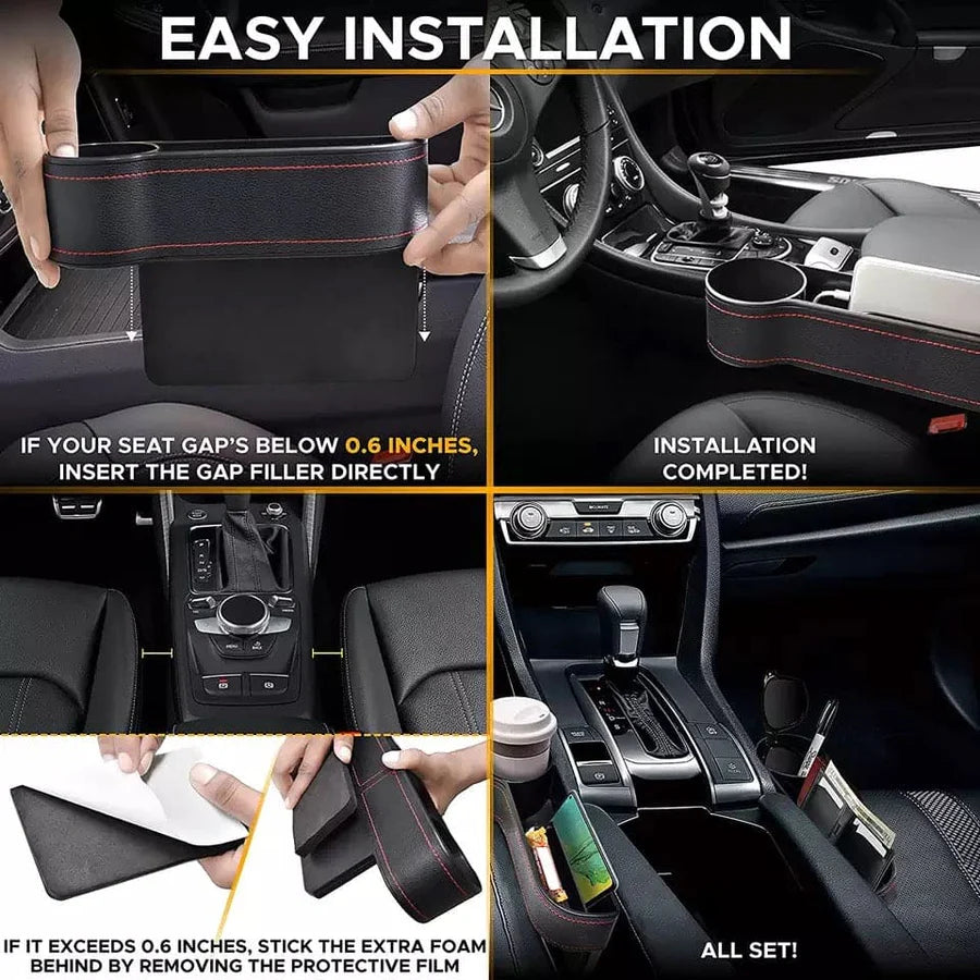 2 PCS SET Car Seat Gap Storage Organizer