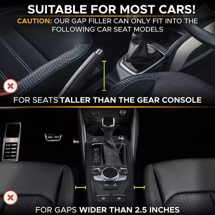 2 PCS SET Car Seat Gap Storage Organizer