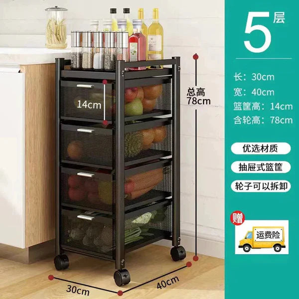 Modern Metal Kitchen Trolleys for Home